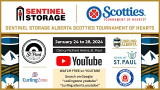 Jessie Hunkin vs. Jodi Vaughan - Draw 1 - Sentinel Storage Alberta Scotties