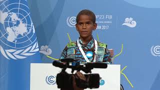 Timoci Naulusala Addresses the High-Level Opening of COP23