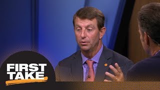 Clemson’s Dabo Swinney motivated by Stephen A.’s support of Alabama football | First Take | ESPN