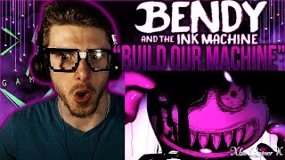 Vapor Reacts #359 | BENDY AND THE INK MACHINE SONG \