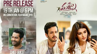 Mr Majnu Movie Pre Release event today at 6pm ll Chief Guest Jr NTR