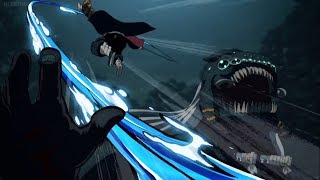 Giyuu tomioka │Water Breathing Fourth Form Striking Tide! │Giyu's second appearance