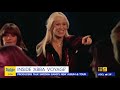 abba star crashes interview to talk new voyage album today show australia