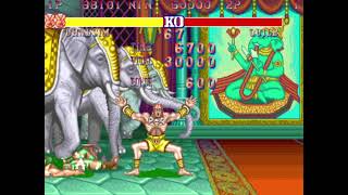 Street Fighter II - Dhalsim (Win Poses)