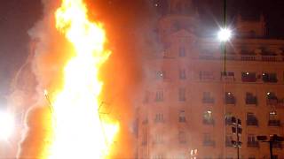 3 of 3 Fallas de San Jose Spain Valencia 2009 fire