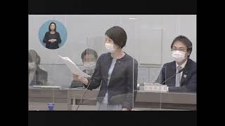 2021年3月12日 令和3年予算特別委員会 総括質疑 森沢きょうこ都議（出所：CHTV都議会中継映像）