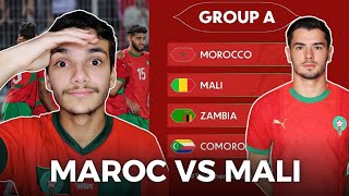 🇲🇦Le Maroc affrontera le Mali, groupe du Maroc pour la CAN 2025 !