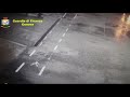 cctv footage shows moment of bridge collapse in genoa