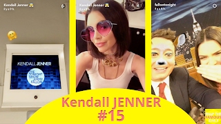 Kendall Jenner on Jimmy Fallon's tonight show for Valentine's day ! snapchat - february 14 2017