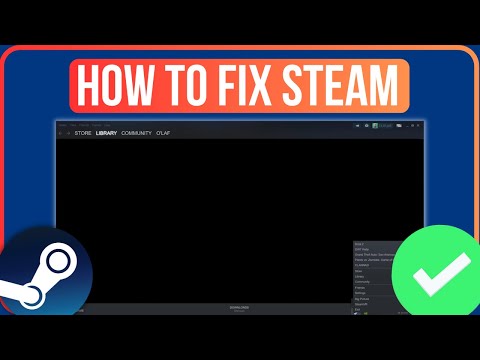 STEAM LIBRARY NOT LOADING WINDOWS 10/11 (2024) | Fix Steam Library Black Screen