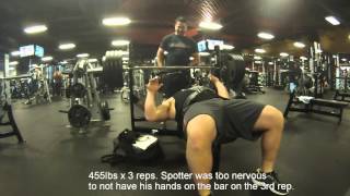 Trevor Myhre 510lb bench press