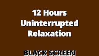 Roaring Brown Noise | 12 Hours Black Screen | Deep Sleep | Focus | Concentration