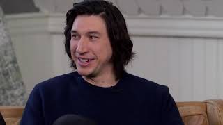 Adam Driver dodging Star Wars questions during an interview