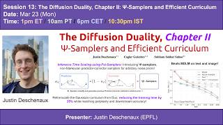 S13 | The Diffusion Duality, Chapter II: Ψ-Samplers and Efficient Curriculum