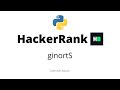ginortS  || HackerRank Solution
