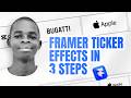 Framer Ticker Effect Tutorial: Advanced Infinite Loop Animation in 7 Minutes