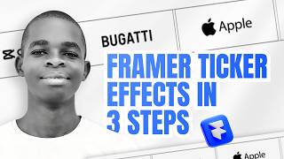 Framer Ticker Effect Tutorial: Advanced Infinite Loop Animation in 7 Minutes