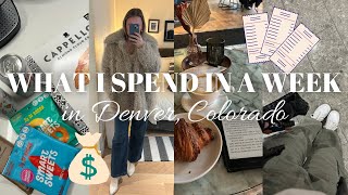 What I Spend in a Week Living in Denver, Colorado (as a 26-year-old)! 💸💲