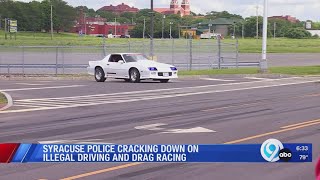 Syracuse Police crack down on illegal driving and drag racing