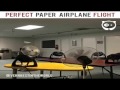 Perfect Paper Airplane Flight (with Top Gun music)