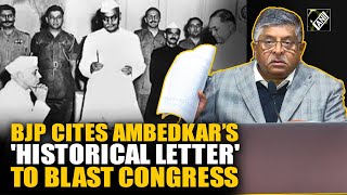 'What did Babasaheb Ambedkar mention in his resignation letter?' BJP’s RS Prasad attacks Congress