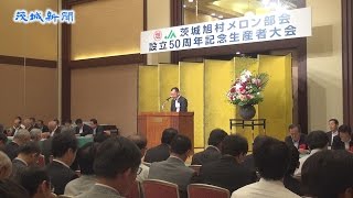 JA茨城旭村メロン部会  設立50周年、節目祝い飛躍誓う