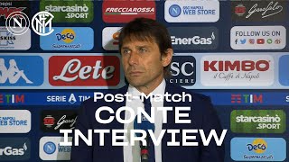 NAPOLI 1-1 INTER | ANTONIO CONTE EXCLUSIVE INTERVIEW: "The team knows what to do" [SUB ENG] 🎙️⚫🔵