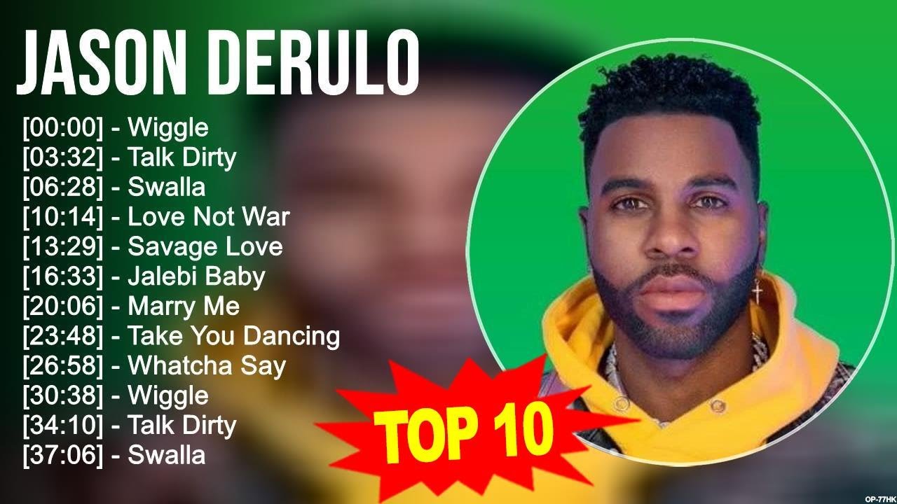 J A S O N D E R U L O 2023 Mix Top 10 Best Songs Greatest Hits