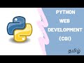 Python web development (CGI)