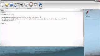 Small Basic Tutorial 7 - Logarithm calculator