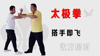 太极拳搭手即飞怎么回事？内家拳如何做到1发人，庞恒国师傅讲解（Taichi）