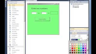 Tutorial 06: Sample VB application for adding two numbers