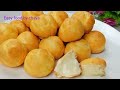 ชูครีม เอแคลร์ choux cream เปลือกบาง นุ่ม ไส้คัสตาร์ดครีมวนิลาหวานน้อย นุ่มละมุน ละลายในปาก