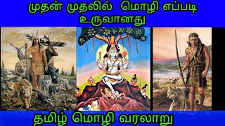 தமிழ் மொழி உருவான வரலாறு ||  Tamil chinthanaiyalar peravai ||