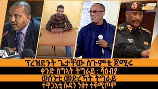 ፕረዝደንት ጌታቸው ስጉምቲ ጀሚሩ/ቀንድ ስግኣት ትግራይ : ሻዕብያ/ወሰንቲ መድረኻት ትግራይ/ተዋጋእቲ ሱዳን ንዘተ ተቐሚጦም