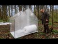 I Made a Bubble Wrap Tent - Solo Camping