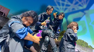 【OP風】仮面ライダーギーツ 4ライダーに変身してみた！(ギーツ×バッファ×タイクーン×ナーゴ)