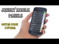 JQUERY MOBILE - Responsive Panels #10