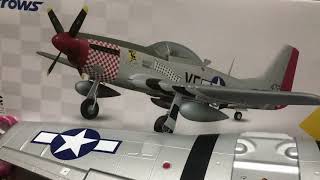 丸飛機 藍箭1100mm P-51D測試 張先生