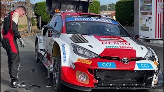 WRC ラリージャパン 2022 Day3 SS10～SS11 リエゾン E. エバンス選手