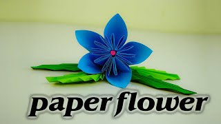 ORIGAMI Kusudama paper flower [EASY DIY]   for beginners making | DIY-Paper Crafts NO-01