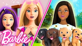 Yavru Köpek Destek Eğlencesi! | Barbie Malibu Yardımcılar Kulübü | Klip