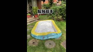 【Cc.雜貨鋪】氣游泳池家用兒童小孩泳池加厚超大型家庭折疊水池大人嬰兒寶寶