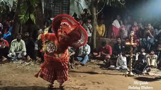 പുലിമറഞ്ഞ തൊണ്ടച്ചൻ ദൈവം✨ മാടായി കാരി ഗുരുക്കൾ തെയ്യം#theyyam#ritual#tradition#culture#india#explore