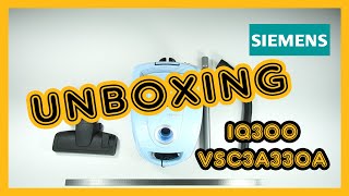 Unboxing SIEMENS IQ300 VSC3A330A Ηλεκτρική Σκούπα Vacuum Cleaner Kingmarket.gr