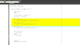 C Programming Tutorial 10 - if-else statement