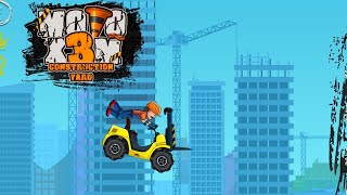 MOTO X3M - bike race game - gameplay walkthrough construction yard event complete - part 2