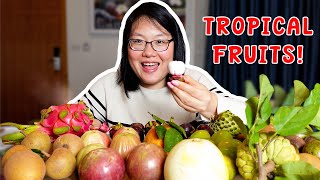 I taste test exotic fruits from Vietnam