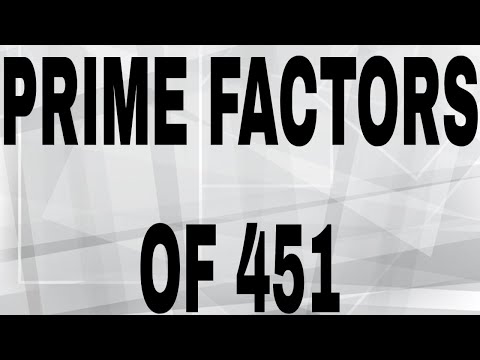 What is the prime factorization of 451?