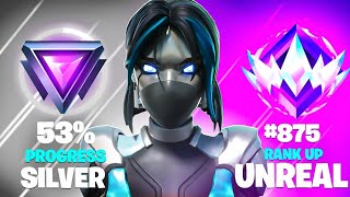 Silver to Unreal SPEEDRUN.. (Fortnite Ranked)
